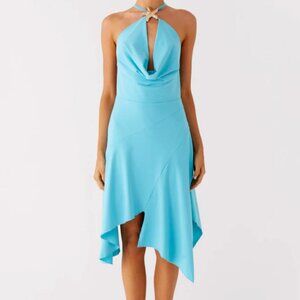 Peppermayo Exclusive - Salt Kiss Midi Dress - Turquoise